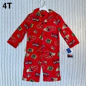Disney Cars Boys PJ Set 4T Toddler Trucks NEW Lightning McQueen PJs Pajama